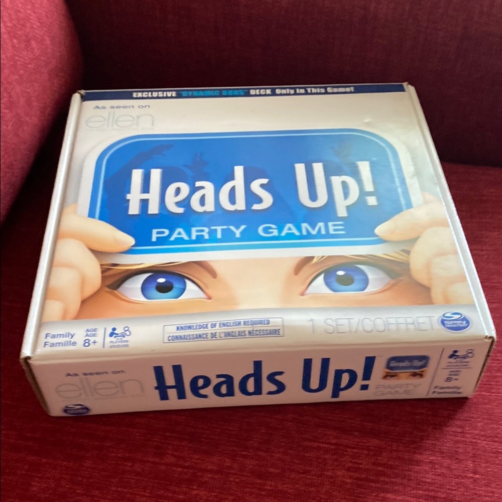 Party Game Heads Up! Ages 8+